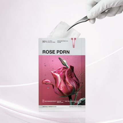 Mediheal Rose PDRN Essential Sheet Mask Healthy Glow 10 Count - Très Elite