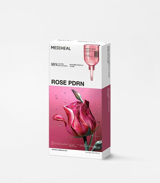 Mediheal Rose PDRN Essential Sheet Mask Healthy Glow 10 Count - Très Elite