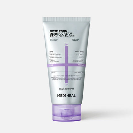 Mediheal Rose PDRN Derma Cream Cleanser 50ml Pack Mask - Très Elite