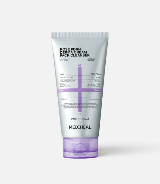 Mediheal Rose PDRN Derma Cream Cleanser 50ml Pack Mask - Très Elite