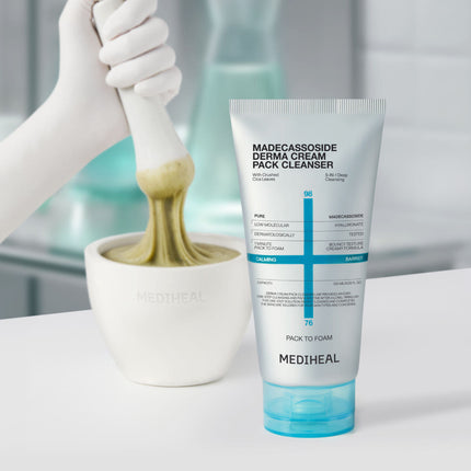Mediheal Madecassoside Derma Cream Pack Cleanser 50ml Soothing Barrier Repair - Très Elite