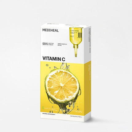 Mediheal Vitamin C Essential Mask Clear Toning 24ml 10ea - Très Elite