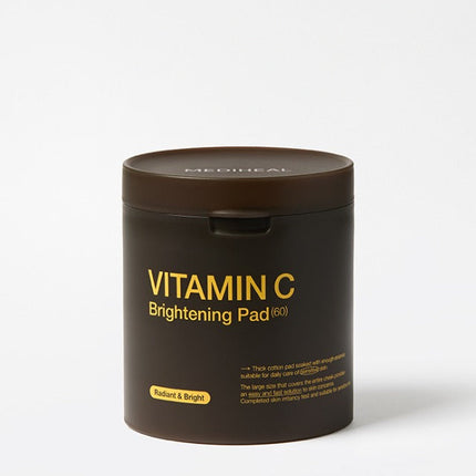 Mediheal Vitamin C Brightening Cotton Pads 250ml 60 Count Niacinamide - Très Elite