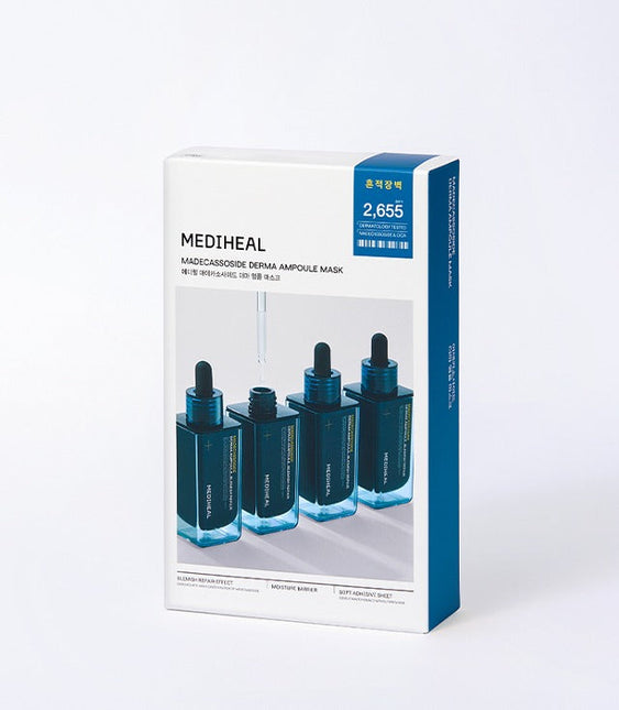 Mediheal Madecassoside Derma Ampoule Mask 25ml 10 Count For Sensitive Skin - Très Elite