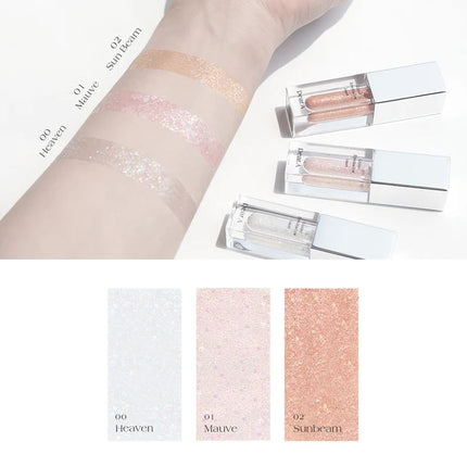 Dear.A Vegan Glitter Eyeshadow 1.4g (2colors)- Très Elite- Très Elite