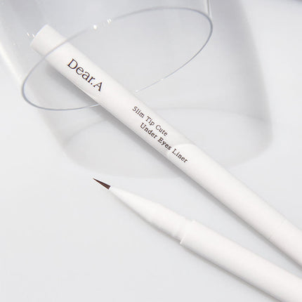 Dear A Slim Tip Eyeliner Natural Ash Brown Long Lasting Oil Resistant - Très Elite