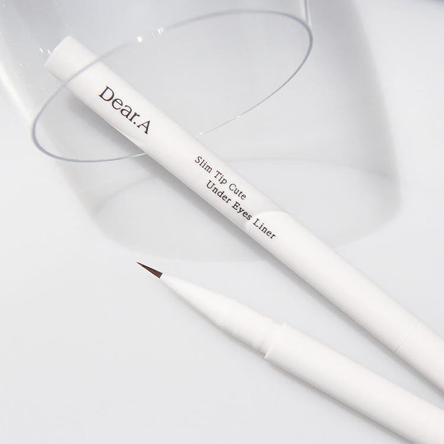 Dear A Slim Tip Eyeliner Natural Ash Brown Long Lasting Oil Resistant - Très Elite