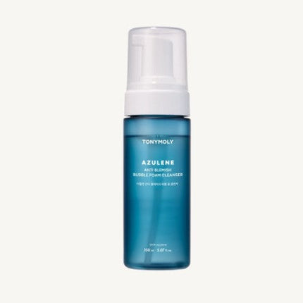 TonyMoly Azulene Anti Blemish Bubble Foam Cleanser 150ml With Jojoba Seed Oil - Très Elite