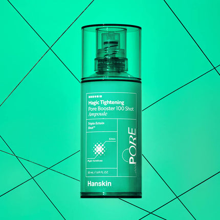 Hanskin Magic Tightening Pore Booster 100 Shot Ampoule 50ml..