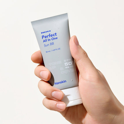 Hanskin Perfect All In One Sun BB SPF50+ PA++++ 50ml..