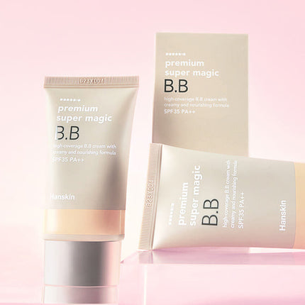 Hanskin Premium Super Magic BB Cream SPF 35 PA Plus 45g Foundations & Concealers hanskin-premium-super-magic-bb-cream-spf35-pa-45g Beauty & Personal Care›Makeup›Face›BB Creams