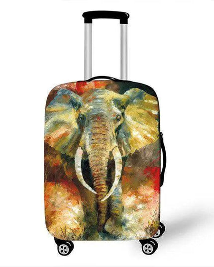 Chic Animal Print XL Luggage Protector - Your Ultimate Travel Defense