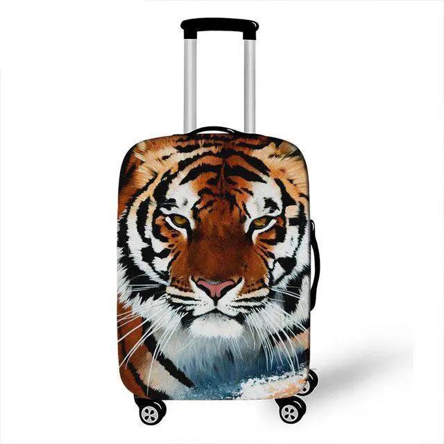 Animal Print XL Travel Luggage Protector - Trendy and Protective (Fits 18-32 Inches)