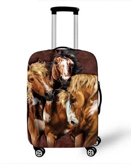 Chic Animal Print XL Luggage Protector - Your Ultimate Travel Defense