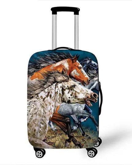 Chic Animal Print XL Luggage Protector - Your Ultimate Travel Defense