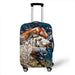 Animal Print Waterproof Extra Large Luggage Cover - Chic and Resilient (Fits 18-32 Inches)