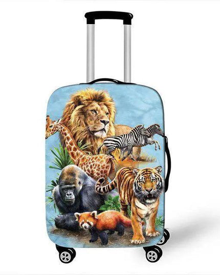 Chic Animal Print XL Luggage Protector - Your Ultimate Travel Defense