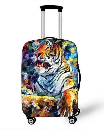 Chic Animal Print XL Luggage Protector - Your Ultimate Travel Defense