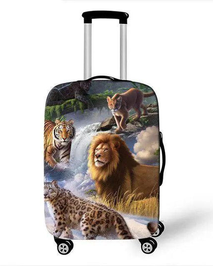 Chic Animal Print XL Luggage Protector - Your Ultimate Travel Defense