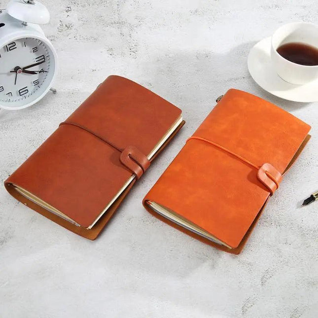 Sophisticated Vintage Leather Writing Journal for Elegant Notetaking