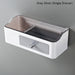 Bathroom Storage Solution with Towel Bar - Sleek Design, Plastic - 2 Size Options