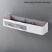 Bathroom Storage Solution with Towel Bar - Sleek Design, Plastic - 2 Size Options