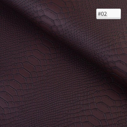Luxury Snake Skin Pattern PVC Leather - Premium 25cm x 34cm Material for Creative DIY Projects