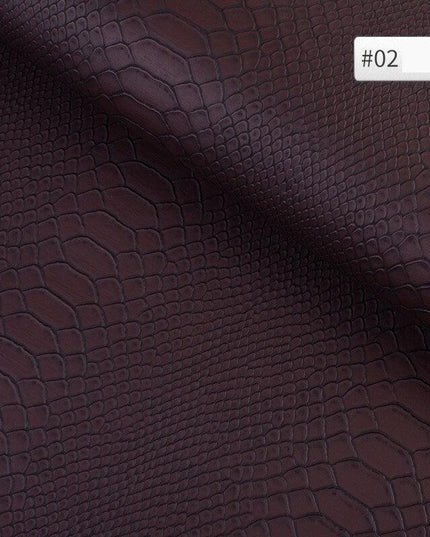 Luxury Snake Skin Pattern PVC Leather - Premium 25cm x 34cm Material for Creative DIY Projects