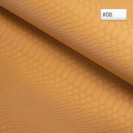 Luxury Snake Skin Pattern PVC Leather - Premium 25cm x 34cm Material for Creative DIY Projects