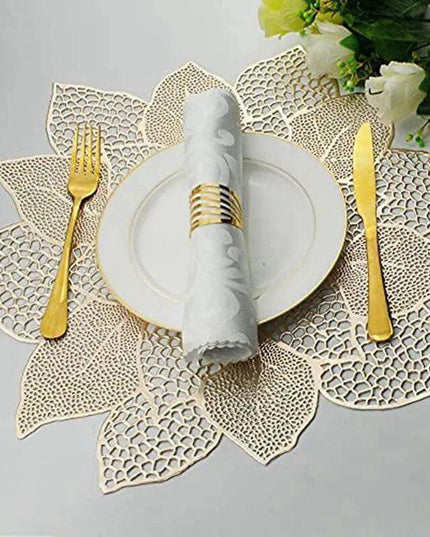 Stylish 6-Piece PVC Coaster Set for Table Protection and Elegance