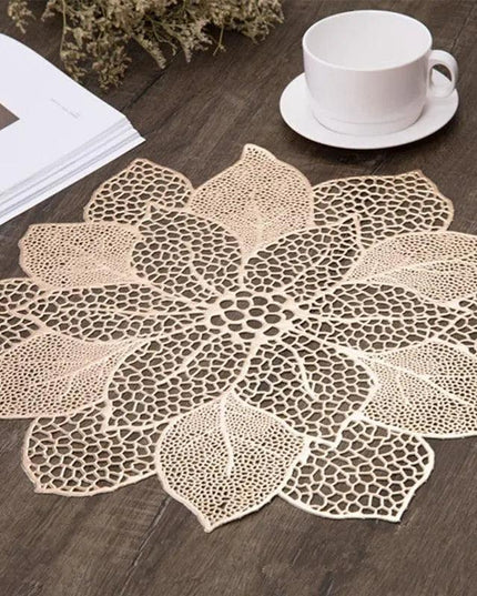 Stylish 6-Piece PVC Coaster Set for Table Protection and Elegance