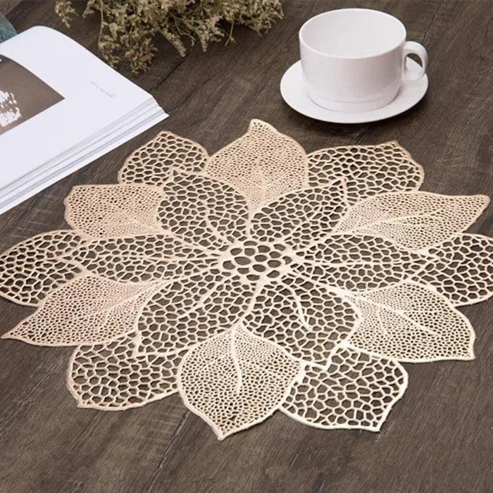 6-Piece PVC Table Mat Coasters Set - Enhance Your Table's Protection and Style