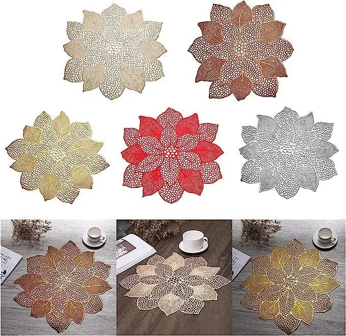 Set of 6 PVC Table Mat Coasters - Elevate Your Table's Protection and Decor