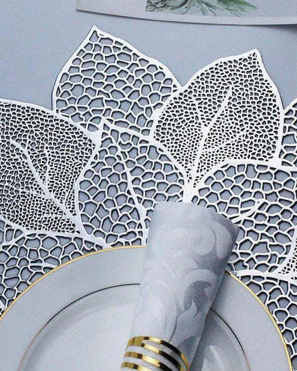 Stylish 6-Piece PVC Coaster Set for Table Protection and Elegance