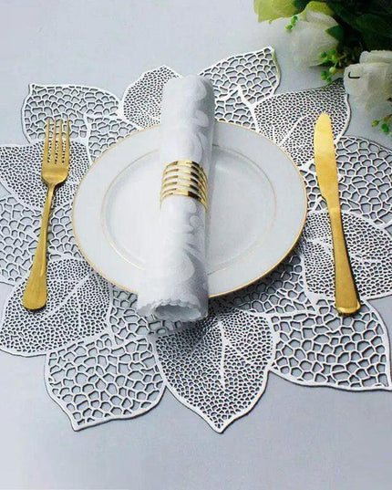 Stylish 6-Piece PVC Coaster Set for Table Protection and Elegance