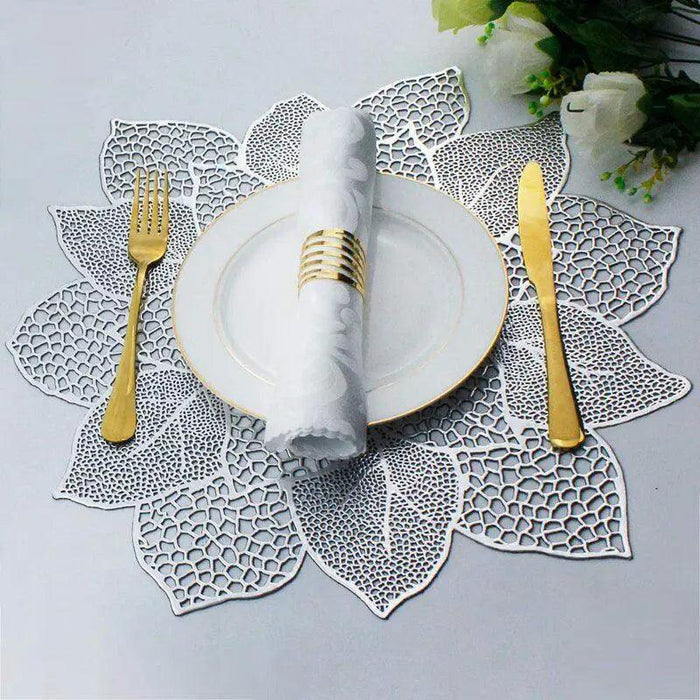 6-Piece PVC Table Mat Coasters Set - Enhance Your Table's Protection and Style
