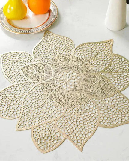 Stylish 6-Piece PVC Coaster Set for Table Protection and Elegance