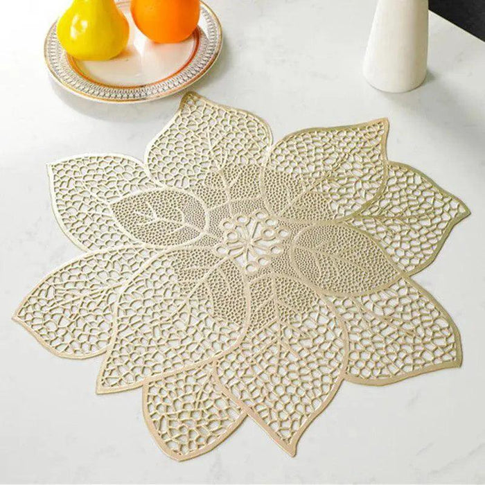 Set of 6 PVC Table Mat Coasters - Elevate Your Table's Protection and Decor