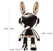 Rabbit Fashionista Doll - Modern ABS Tabletop Decor