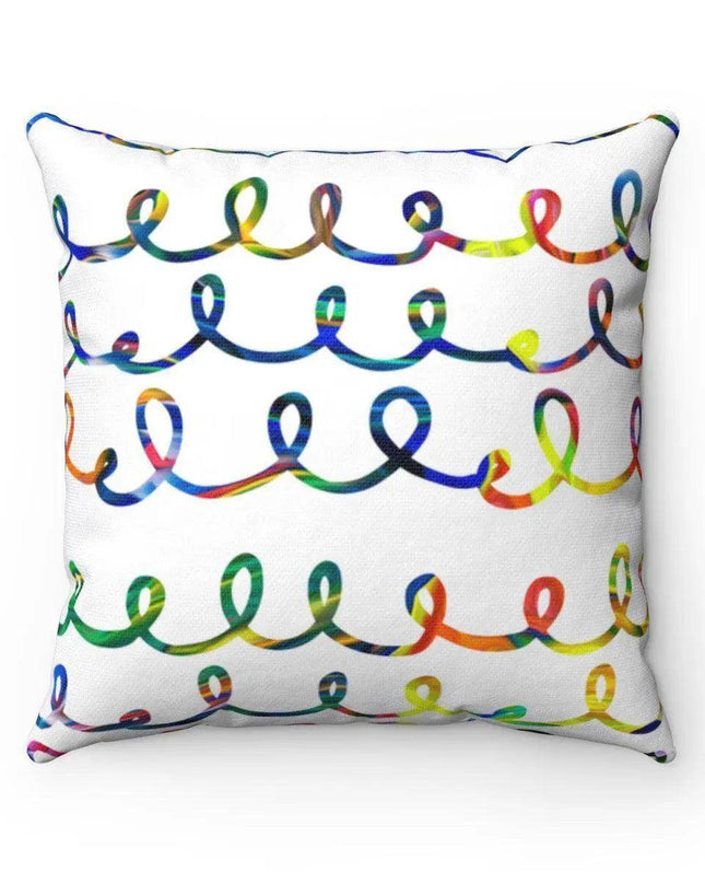 Dual-Sided Colorful Rainbow Pillowcase - Elevate Your Home with Stylish Versatility
