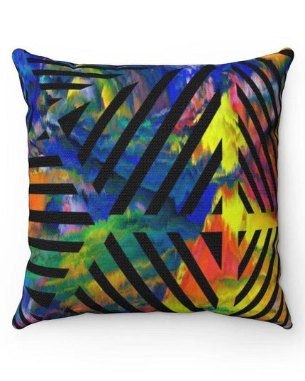 Vibrant Dual-Design Geometric Pillowcase - Stylish Home Accent