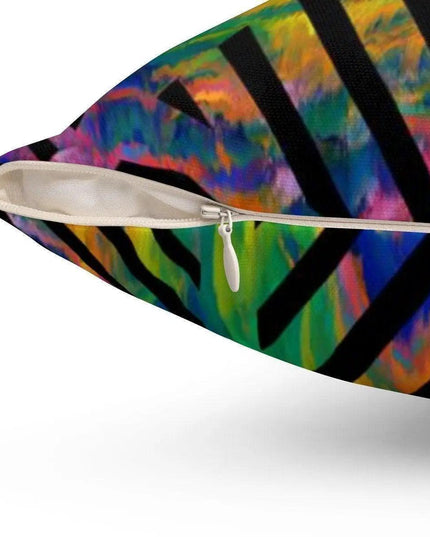 Vibrant Dual-Design Geometric Pillowcase - Stylish Home Accent