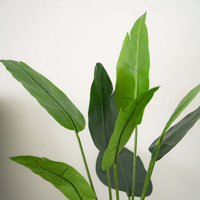 AliKopy 2 Pack 3ft Faux Potted Bird of Paradise Plant - Realistic & Li