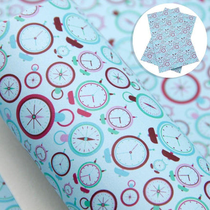 Whimsical Wonders: Deluxe Reindeer Print Faux Leather Crafting Sheets for Artistic Creations