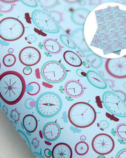 Whimsical Wonders: Deluxe Reindeer Print Faux Leather Crafting Sheets for Artistic Creations