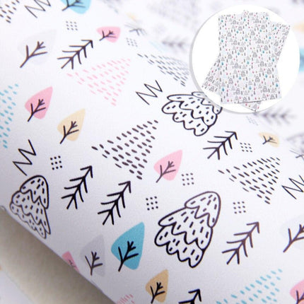 Whimsical Wonders: Deluxe Reindeer Print Faux Leather Crafting Sheets for Artistic Creations