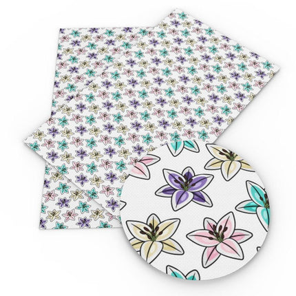 Whimsical Wonders: Deluxe Reindeer Print Faux Leather Crafting Sheets for Artistic Creations