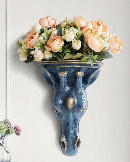 Charming Animal Wall Vase with European Flair for Stylish Home Accents