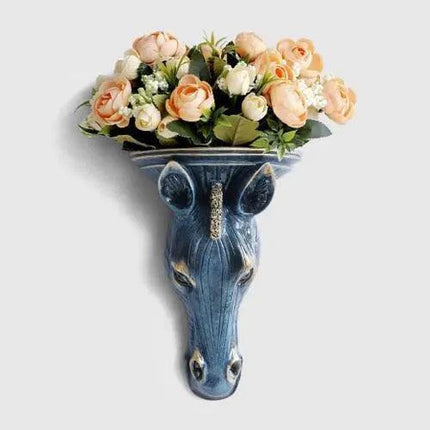 Charming Animal Wall Vase with European Flair for Stylish Home Accents