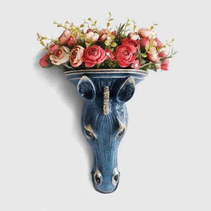 Charming Animal Wall Vase with European Flair for Stylish Home Accents